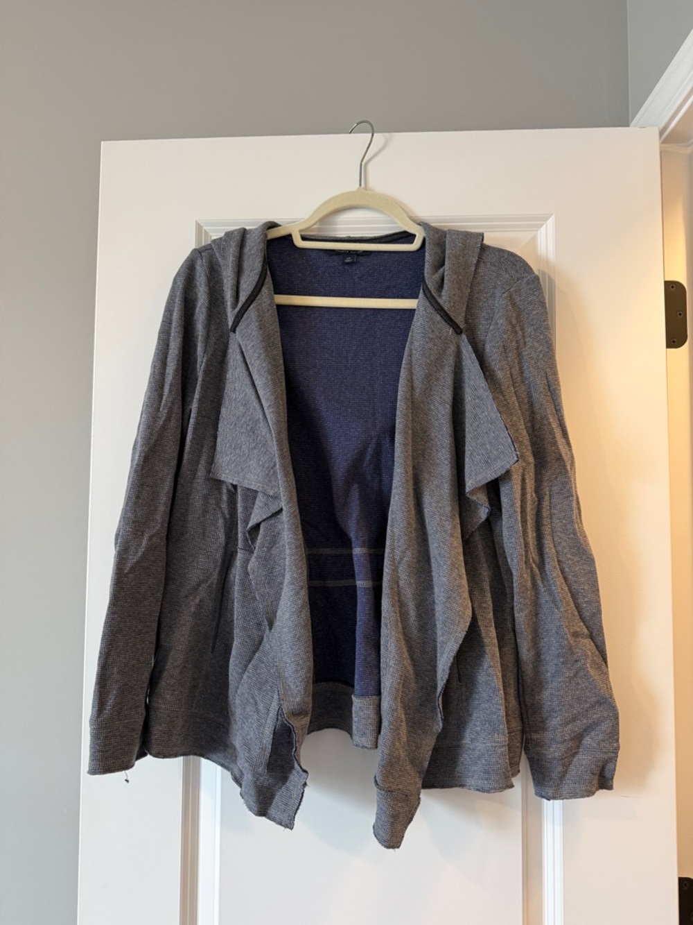 Tommy Hilfiger Navy Open-Weave Cardigan